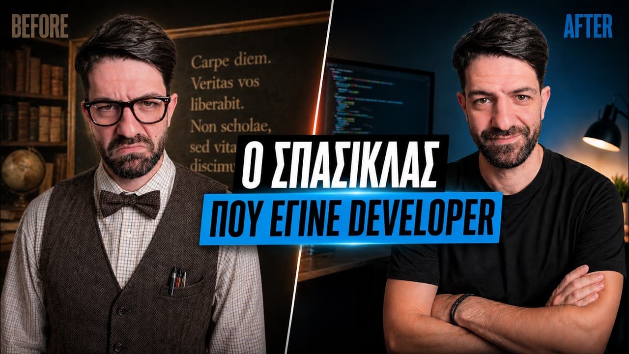 Πώς έγινα προγραμματιστής ΧΩΡΙΣ σπουδές! Η ιστορία μου!
